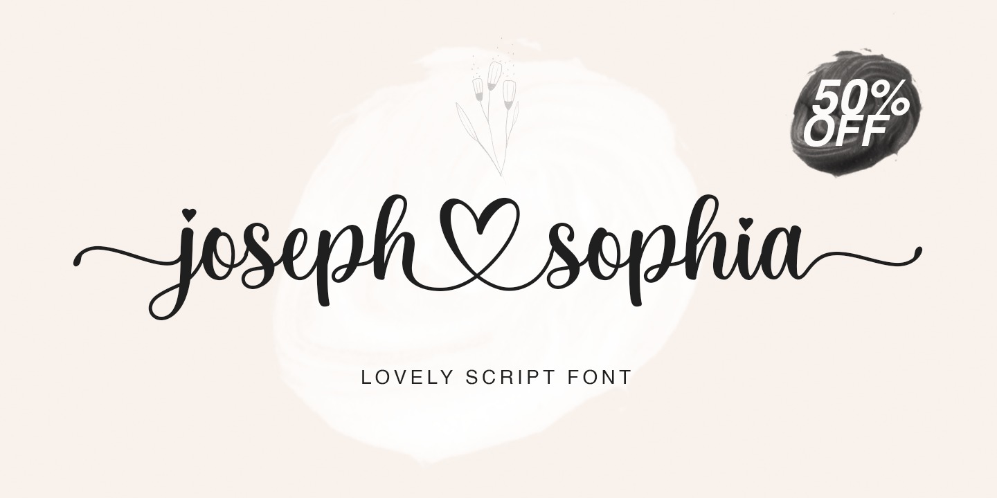 Joseph Sophia Regular Font preview